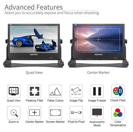 Feelworld SEETEC ATEM156 15.6" Live Streaming Broadcast Monitor - Image 6