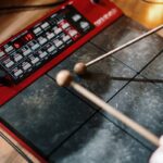 White Stick on Black Table