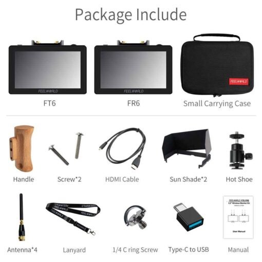 Feelworld FT6 FR6 5.5 Inch Wireless Monitor - Image 6