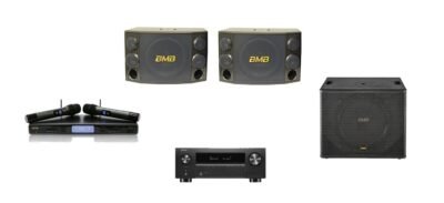 Bundle Home Karaoke - set ampli Denon+ BMB + Mic BMB