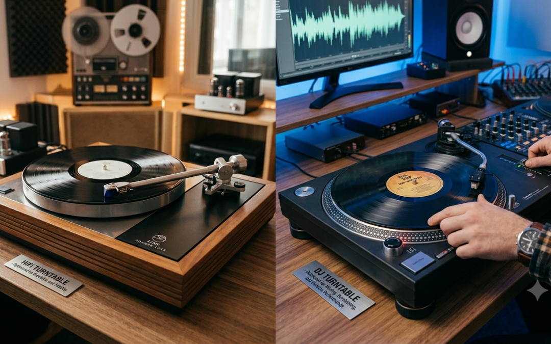 Difference between HiFi and DJ Turntables