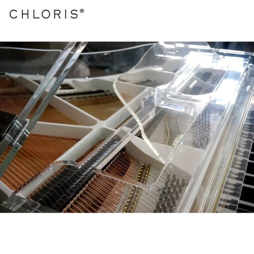 Chloris Custom Transparent Grand Piano HG-186A - Image 3