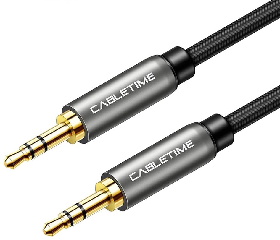Cabletime 3.5 MM Male To Male Stereo Audio Aux Cable - Image 2