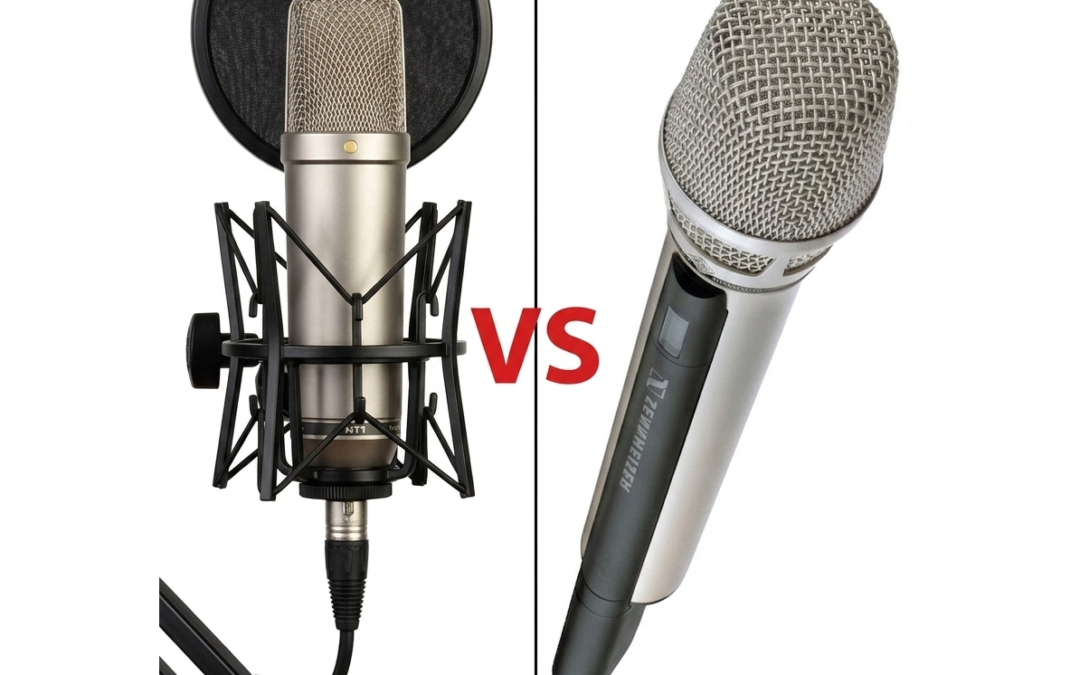 Difference between Dynamic vs Condenser microphones
