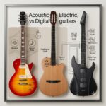 Akustik, Elektrik Vs Gitar Digital