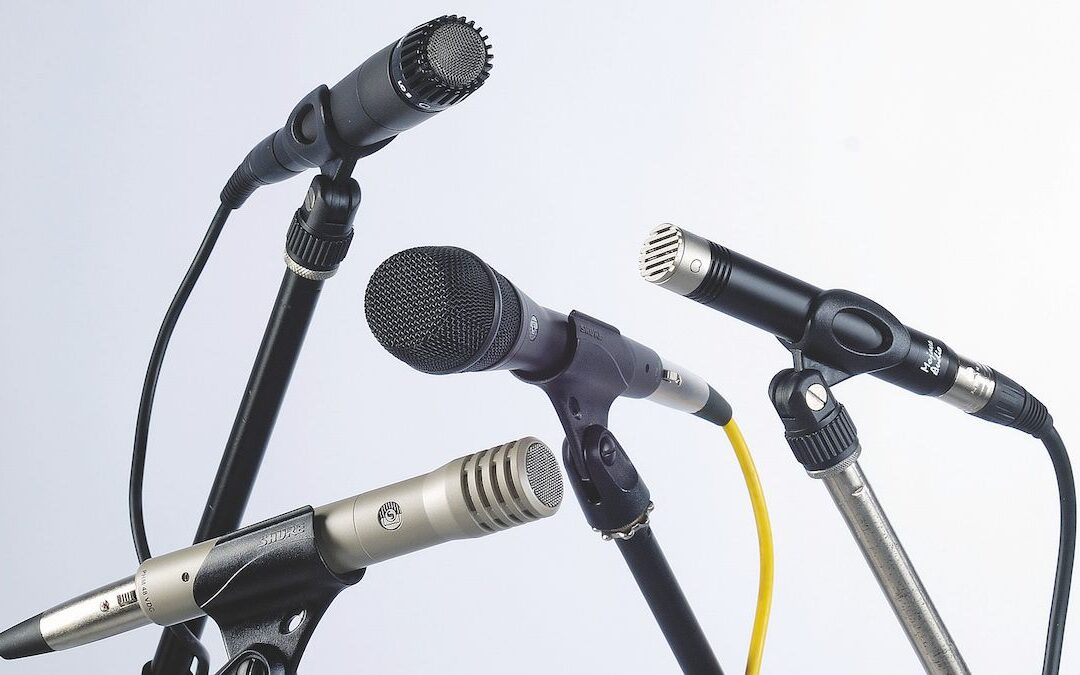 Different microphone shapes and sizes