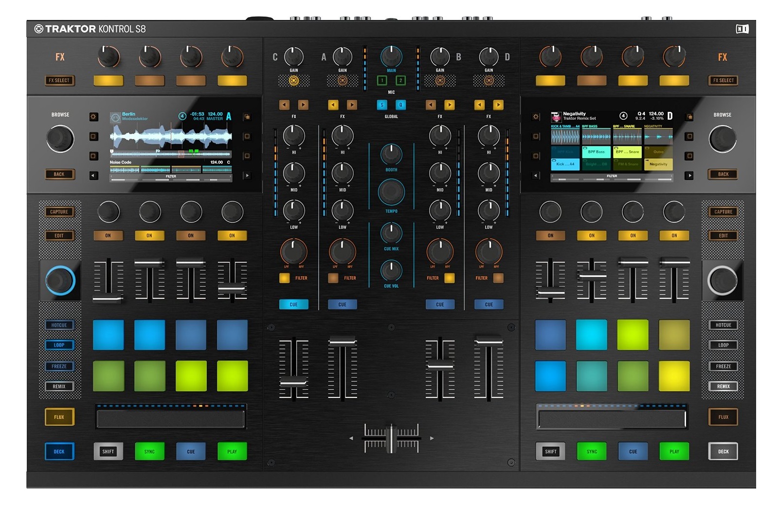 Alat dj ultimate traktor dj controller native instruments traktor