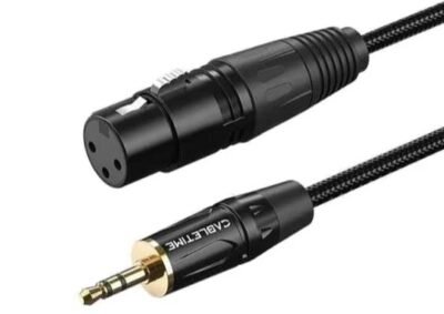 Cabletime Kabel Aux TRS 3.5mm Male to XLR Female