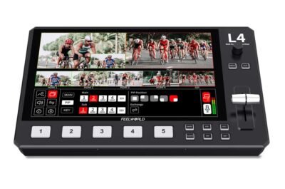 Feelworld L4 Multi-Camera Video Mixer Switcher 10.1" Touch Screen