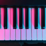 black and white piano keys